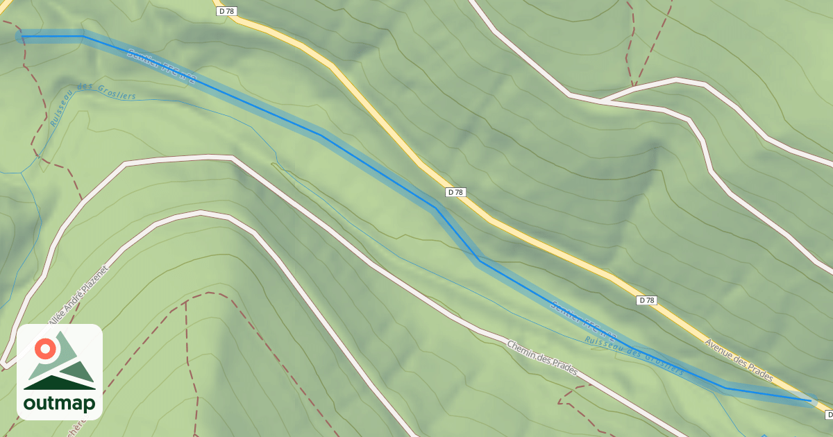Map of Sentier FFC n°2