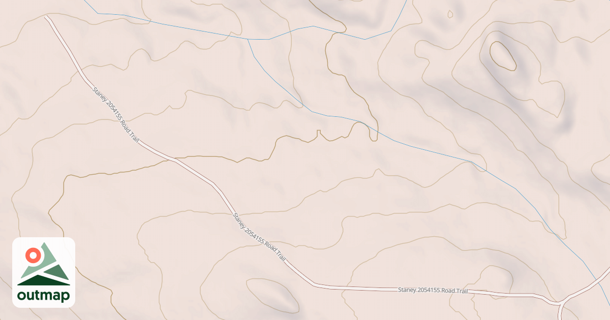 Map of STANEY 2054155 ROAD