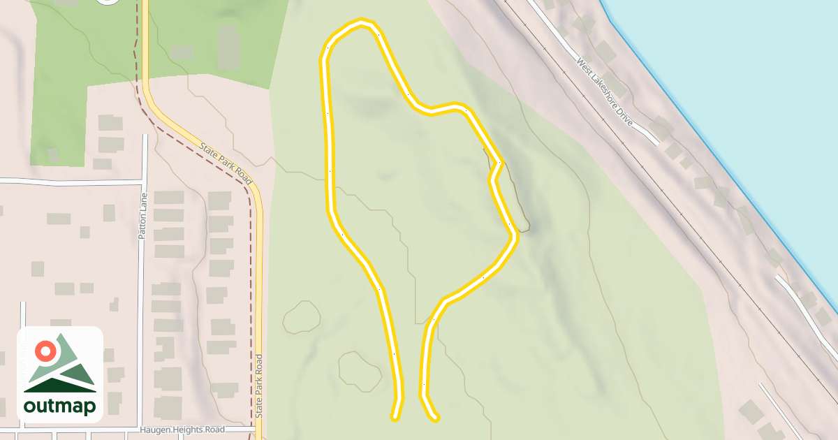 Map of Lake Loop