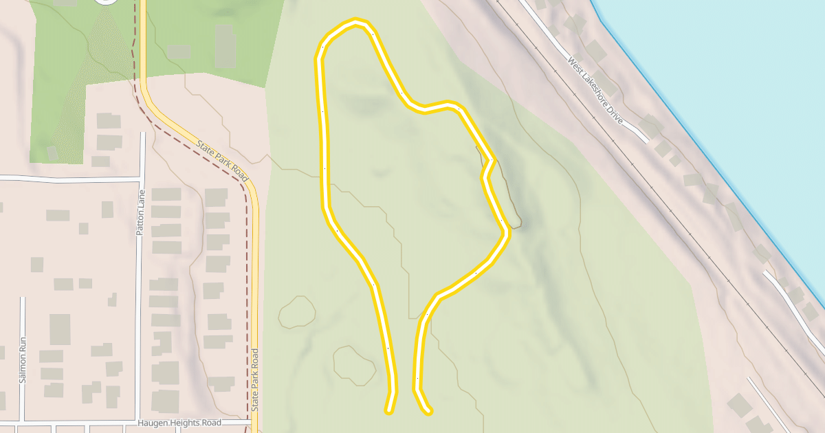 Map preview of Lake Loop