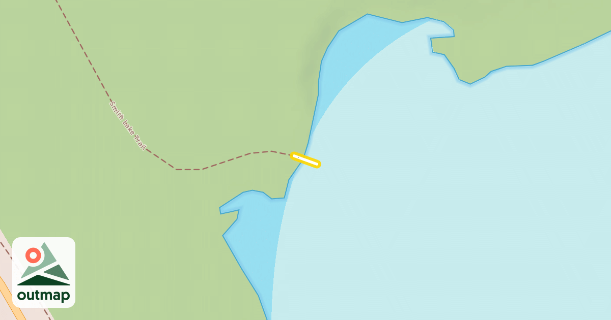 Map of T-Field Smith Lake Connector