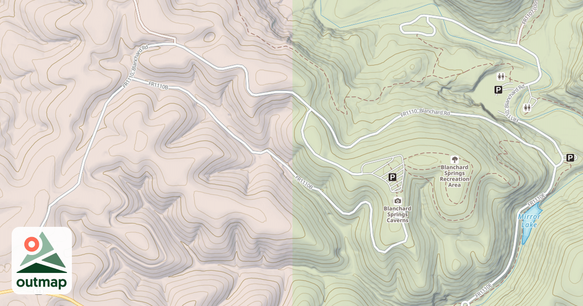 Map of BLANCHARD