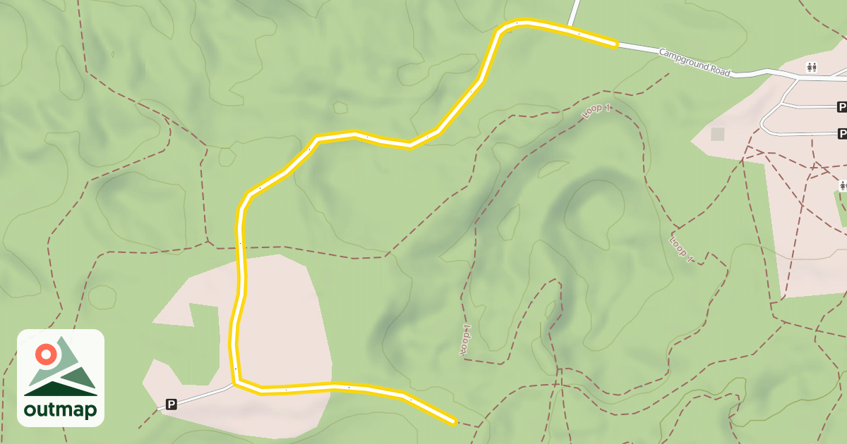 Map of Campground Road