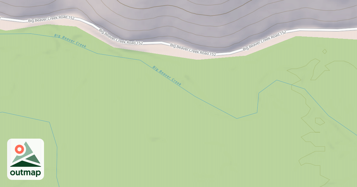 Map of BEAVER CREEK E