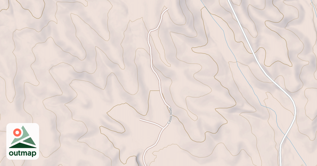 Map of CASTLE RD