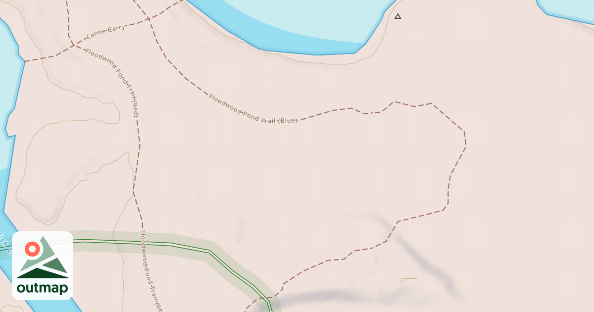 Map of Horseshoe Pond Trail