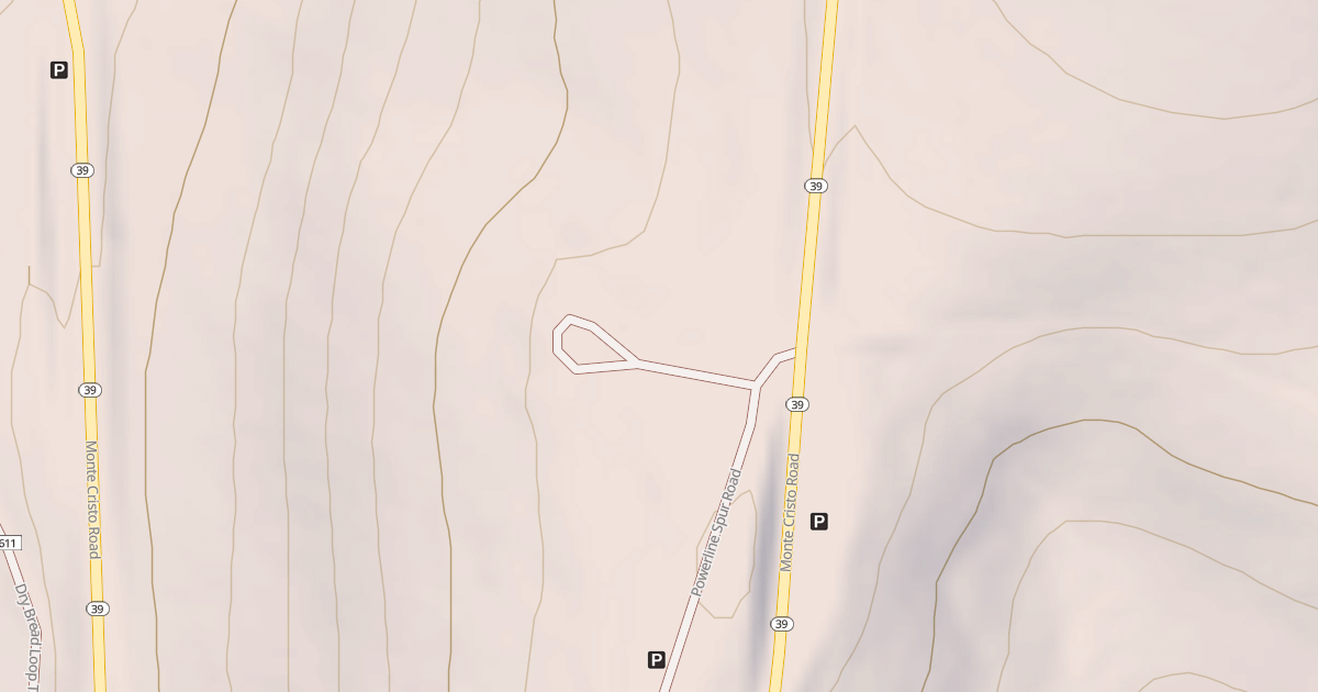 Map preview of POWER LINE OVERLOOK