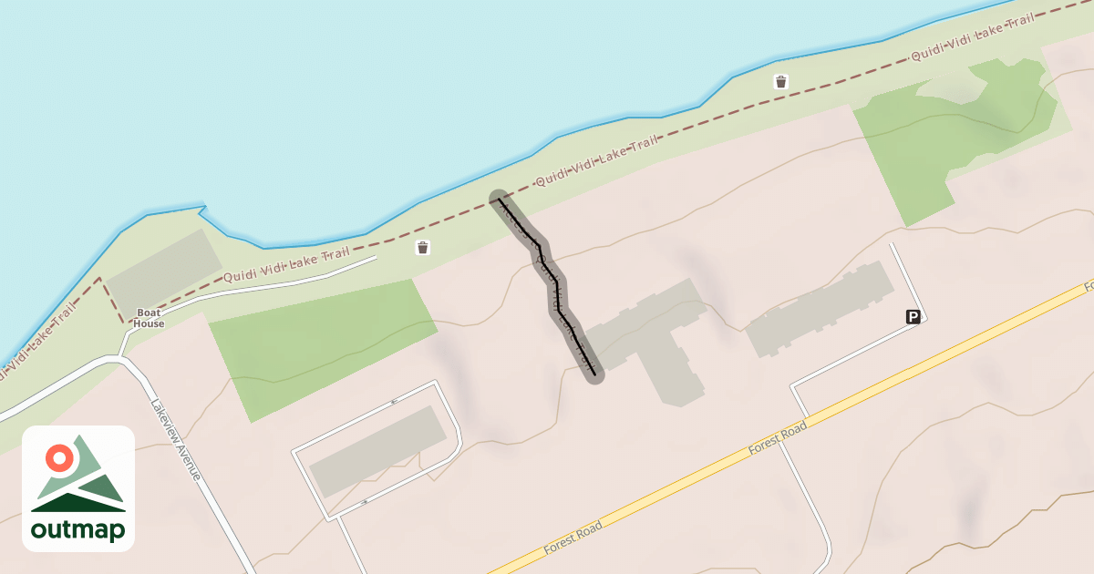 Map of Access to Quidi Vidi Lake Trail
