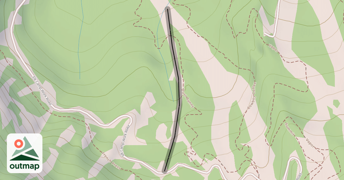 Map of Hanging Valley Exit