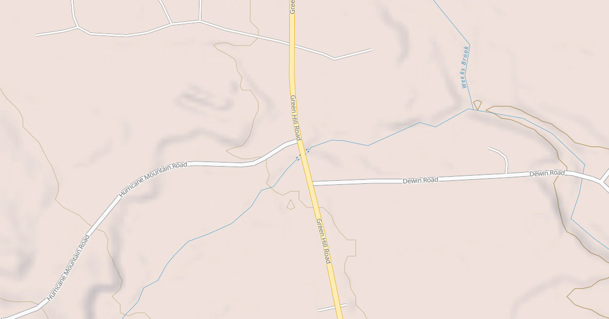 Map preview of Green Hill Rd
