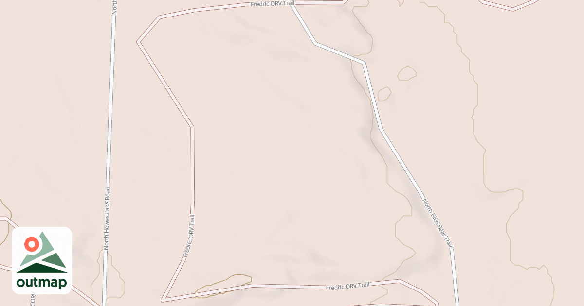 Map of Frederic Trail