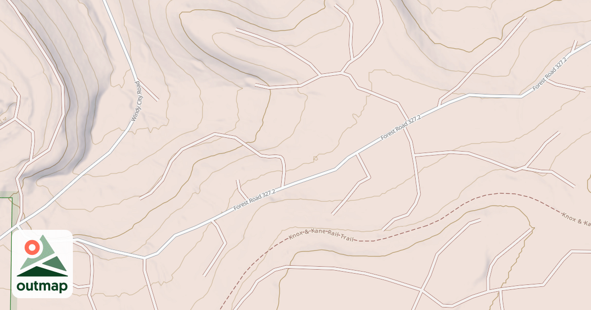 Map of COON RUN -2