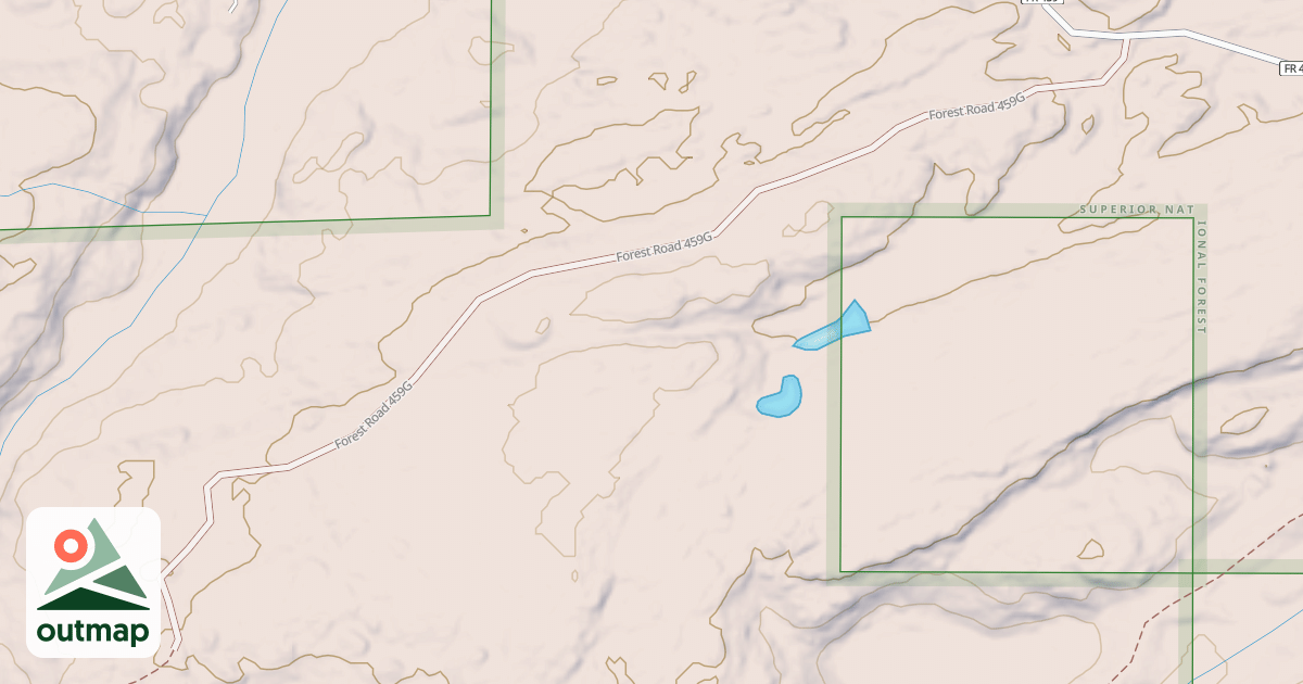 Map of GRASSY CREEK SPUR G