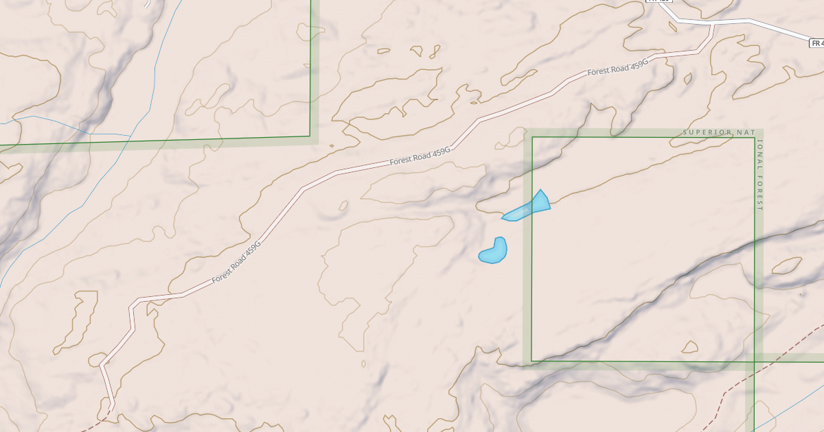 Map preview of GRASSY CREEK SPUR G