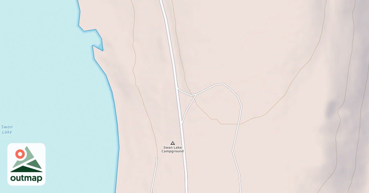 Map of SWAN LAKE CAMPGROUND