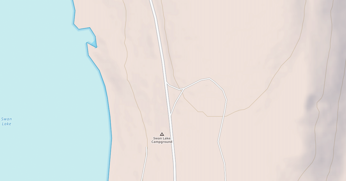 Map preview of SWAN LAKE CAMPGROUND