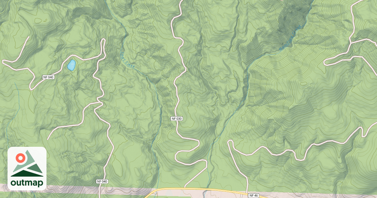 Map of MANSFIELD MTN ROAD