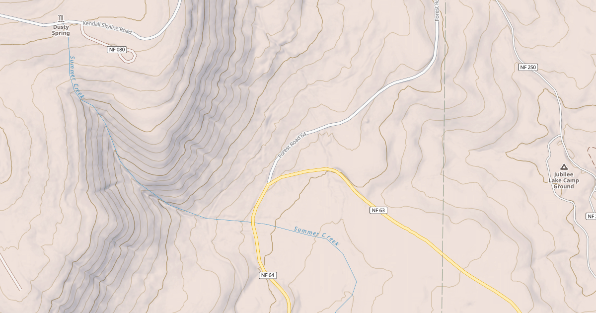 Map preview of USFS Motor Vehicle Use Map Roads {9AC59FF2-6F21-4168-B469-ABA8AA66576F}