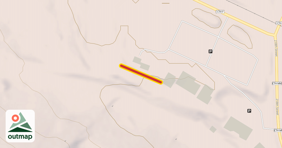 Map of Minibakken Rope