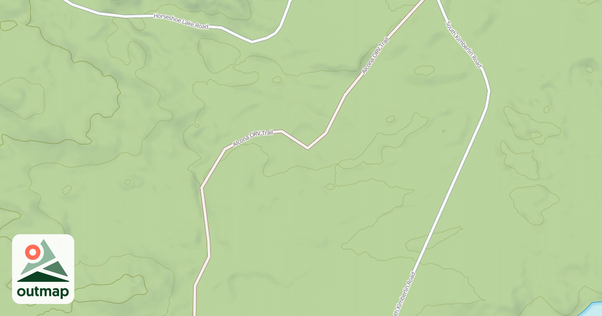 Map of ALCONA ATV TRAIL