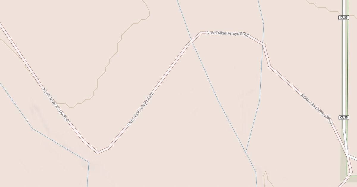 Map preview of NORTH ALKALI ARROYO