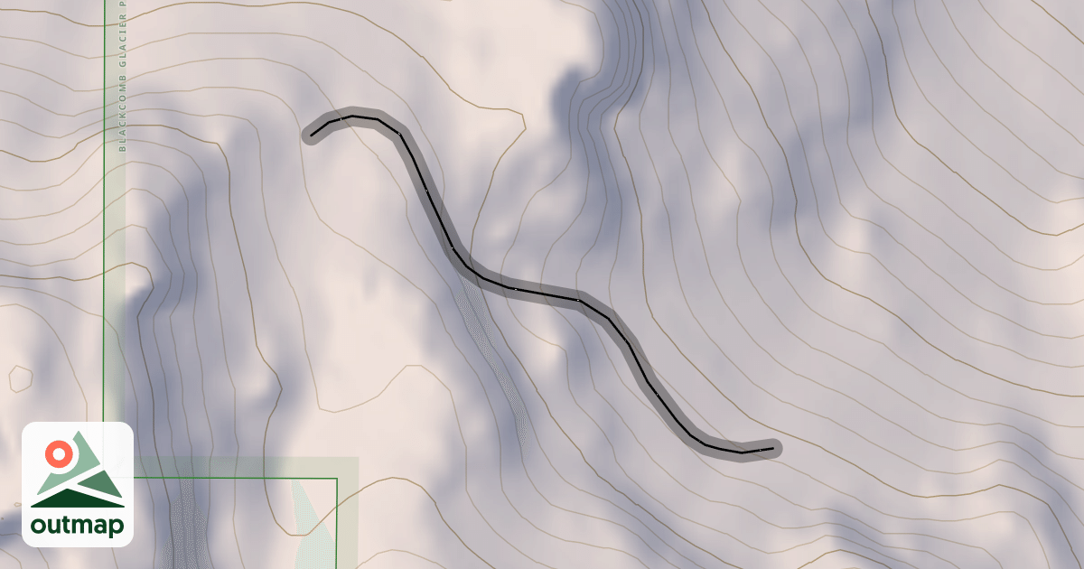 Map of Diamond Bowl Left Entrance (Helter Skelter)