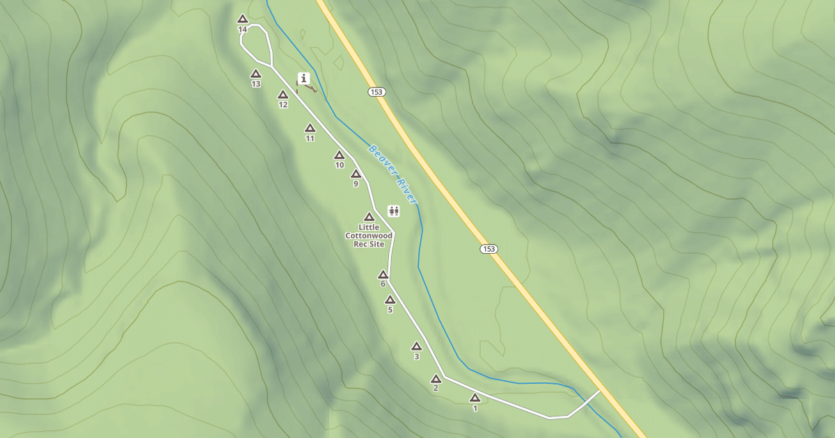 Map preview of LITTLE COTTONWOOD C G