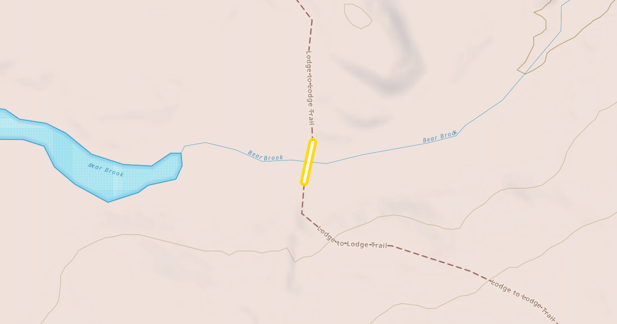 Map preview of Lodge to Lodge Trail