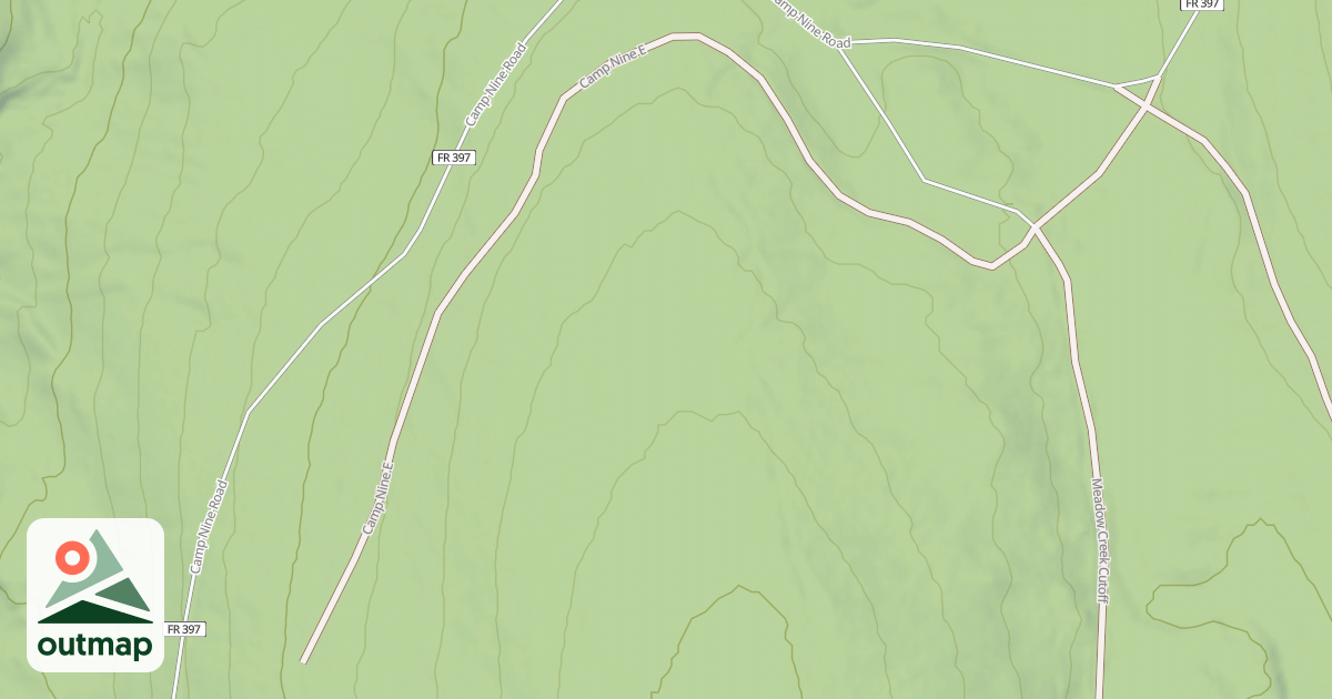 Map of CAMP NINE E