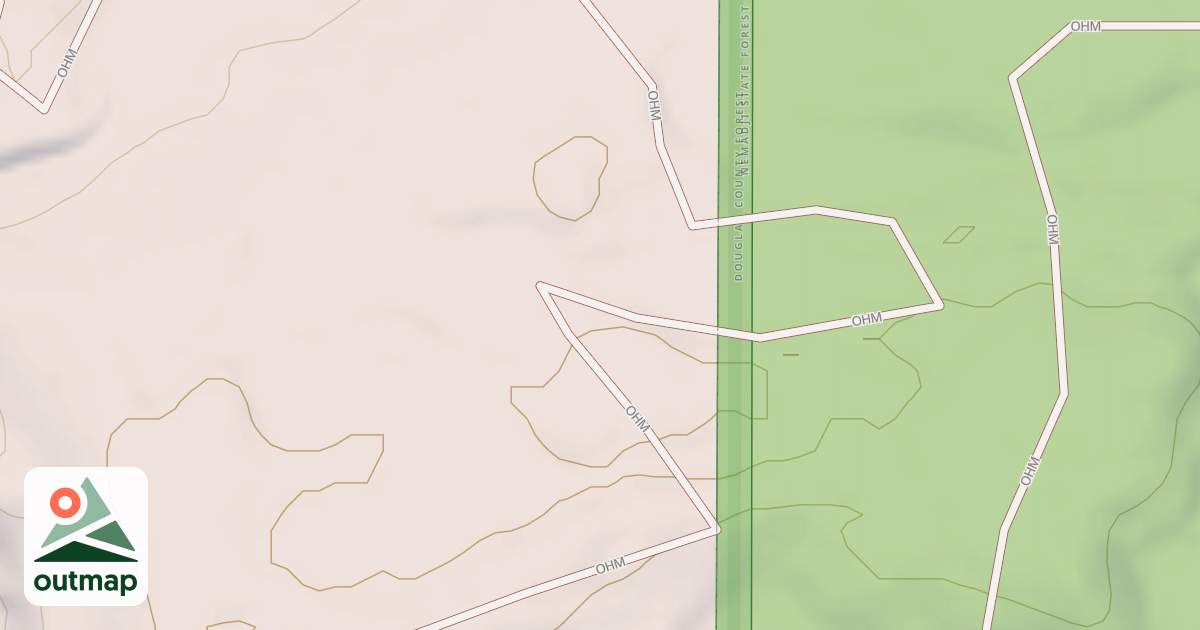 Map of Straight Arrows Trail