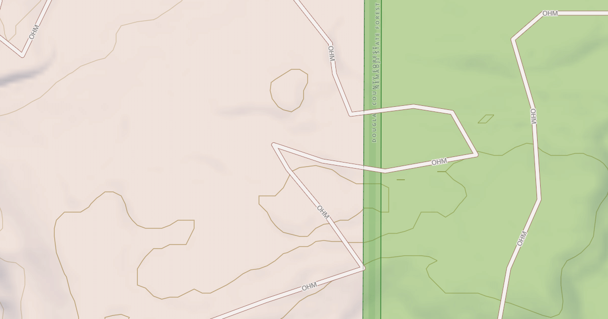 Map preview of Straight Arrows Trail