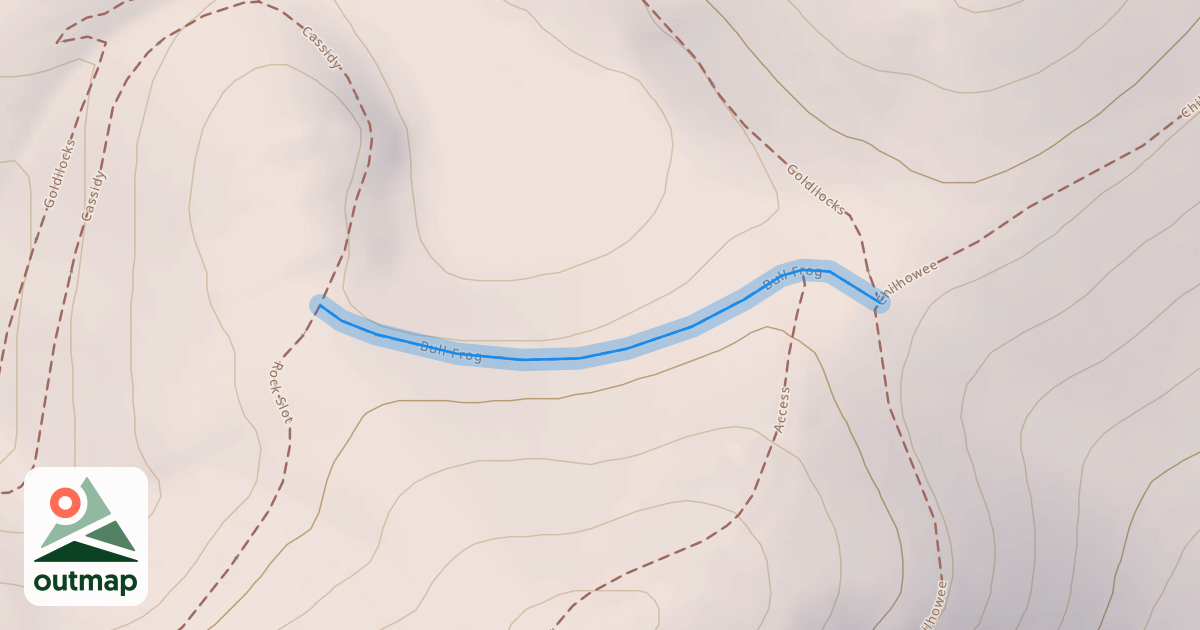 Map of Bull Frog