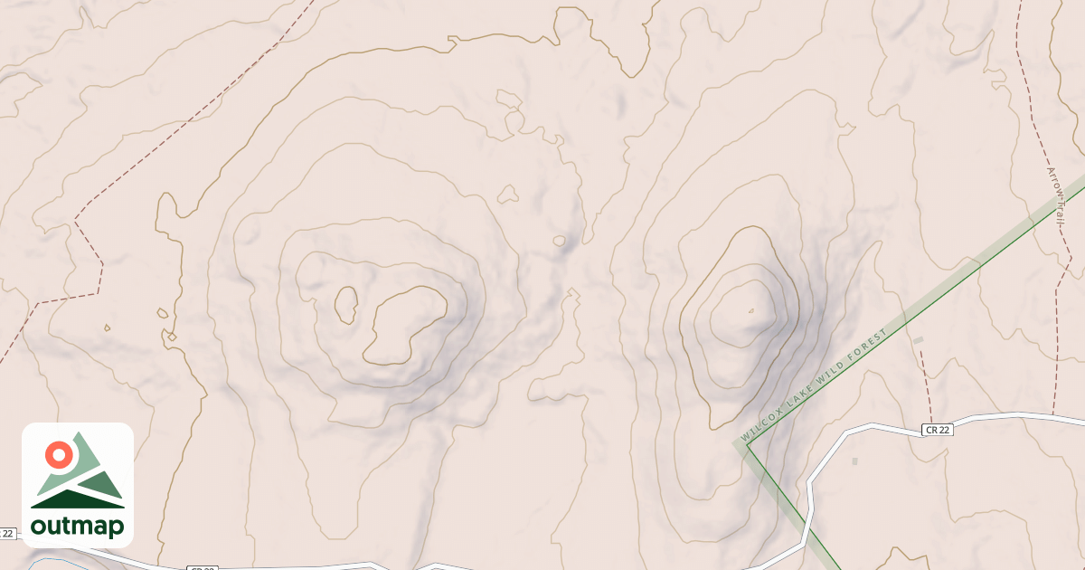 Map of Oxbow Trail