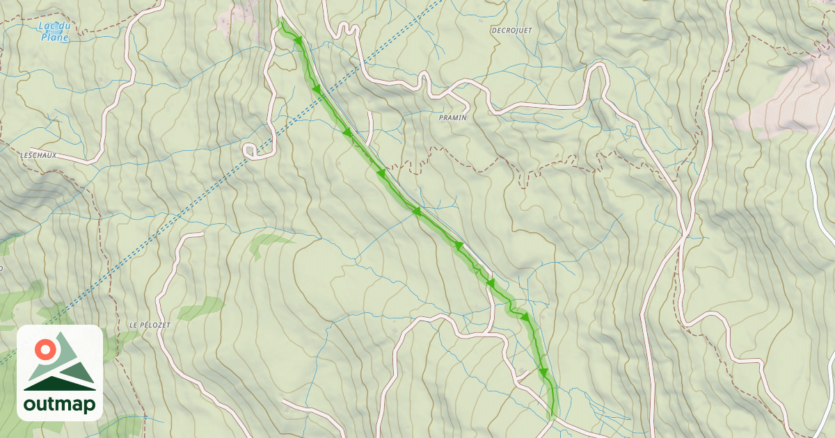 Map of DH1 Easy Rider