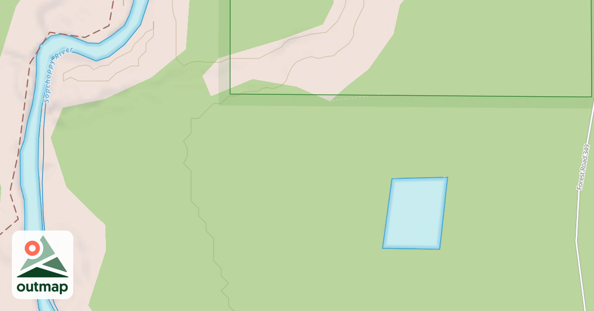 Map of USFS Motor Vehicle Use Map Roads {FBAAE3A6-3C5C-495D-9774-0B2D08780B00}