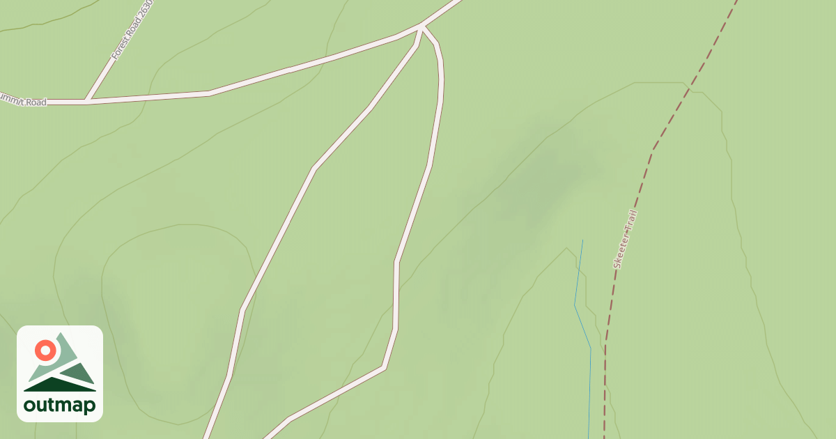 Map of USFS National Forest System Roads {052221B3-E8A2-49D2-813F-B352599614A7}