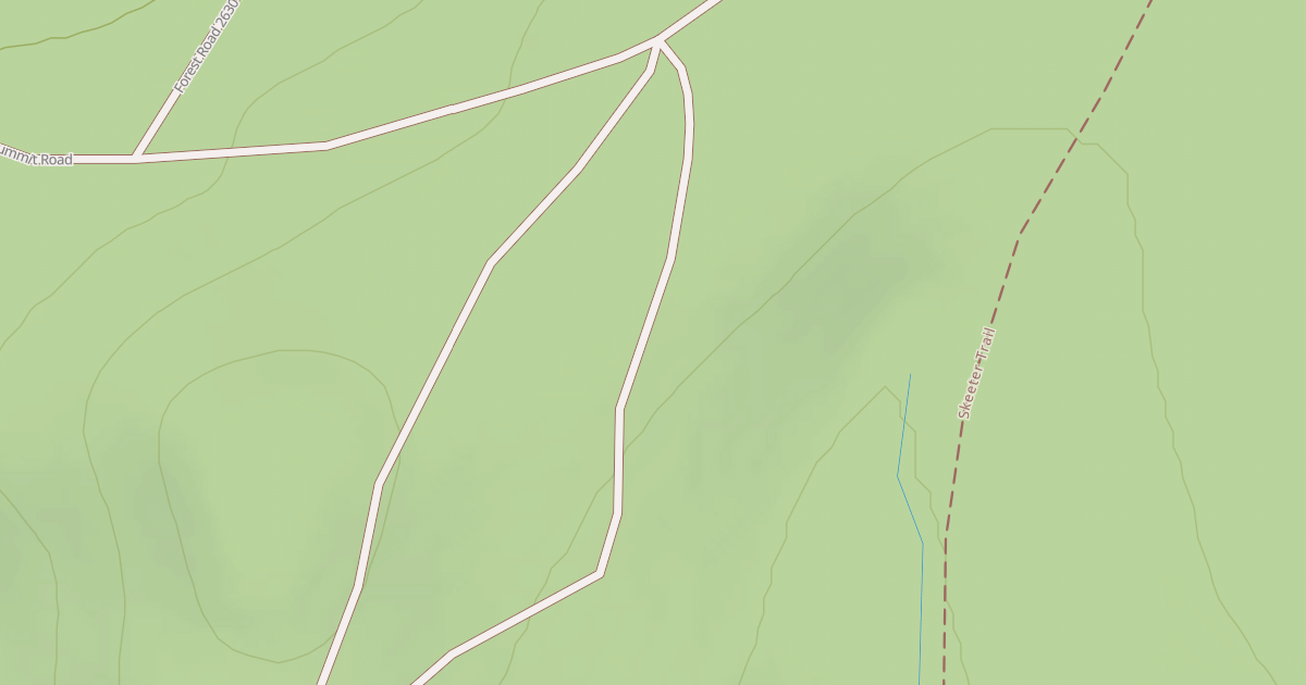 Map preview of USFS National Forest System Roads {052221B3-E8A2-49D2-813F-B352599614A7}
