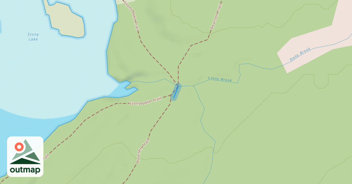 Map of Stony Lake/Coursen Trail