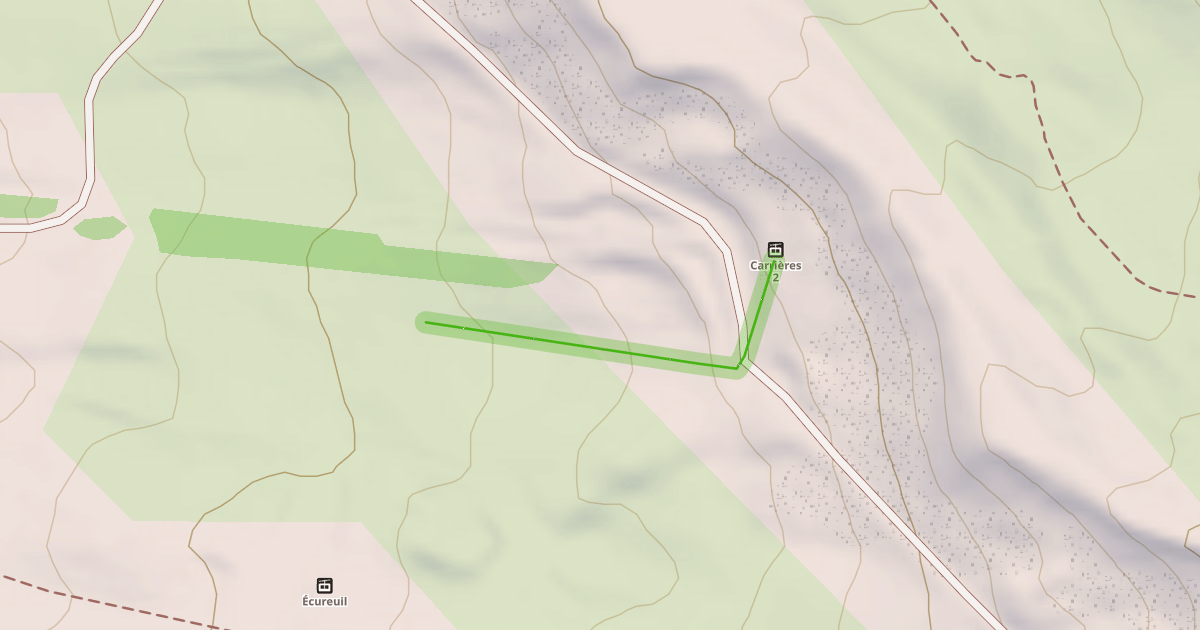 Map preview of Les Carrières