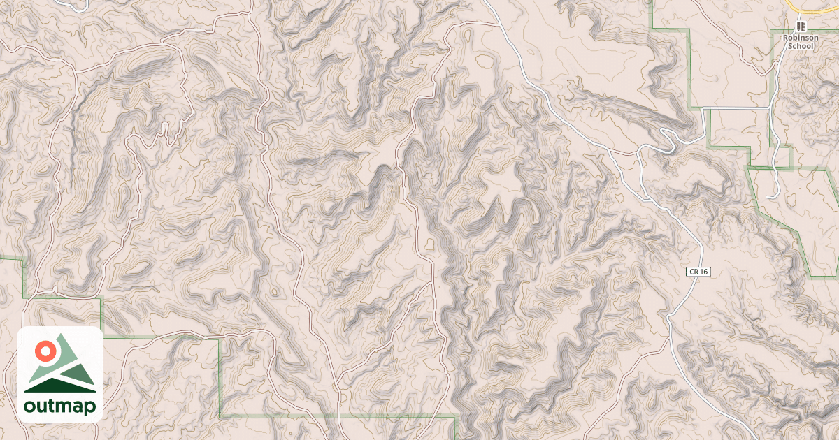 Map of DRIFTWOOD CANYON