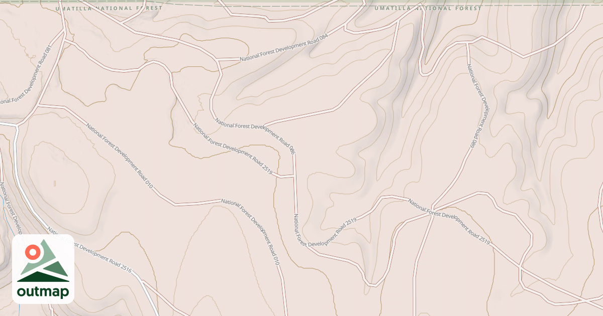 Map of USFS National Forest System Roads {5BF3E466-6DC8-47DE-BE8D-6270F553625A}