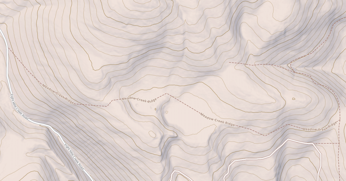 Map preview of Meadow Creek Ridge