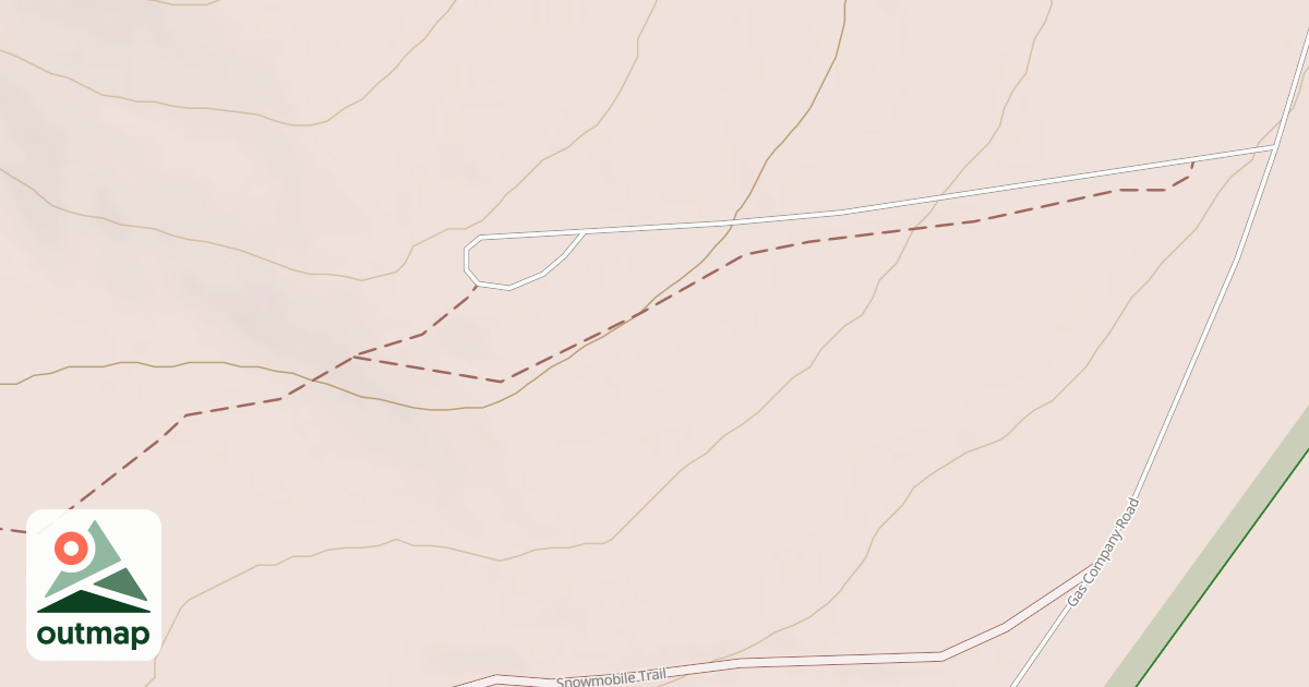 Map of Rager Mountain Division Snowmobile Trails