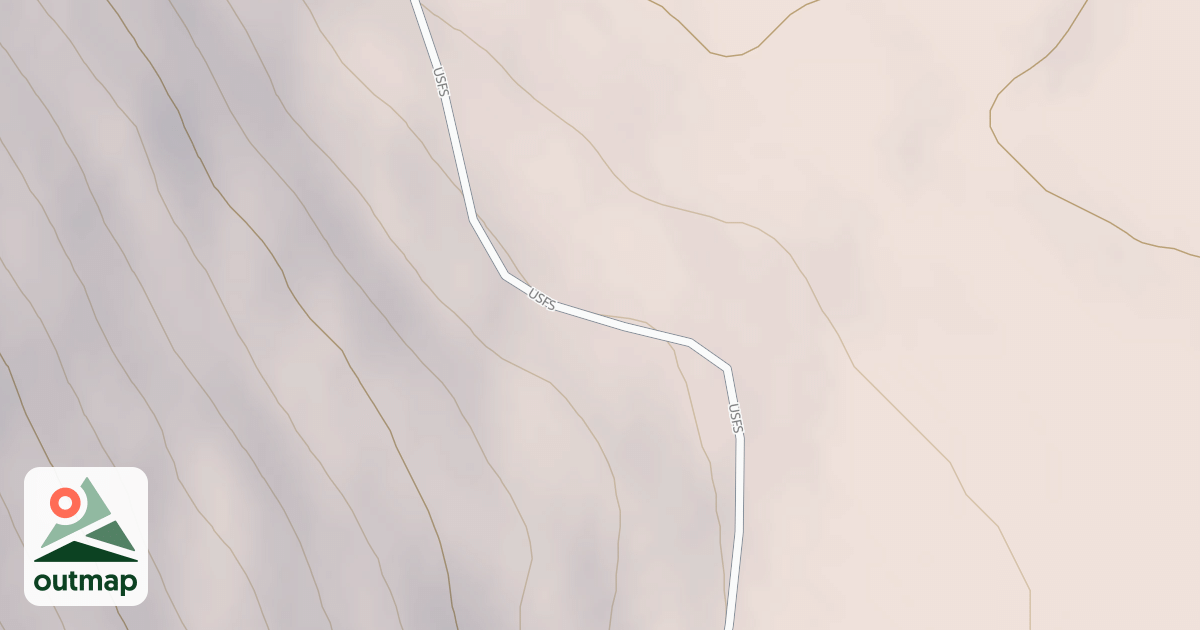 Map of Lower Cone Road