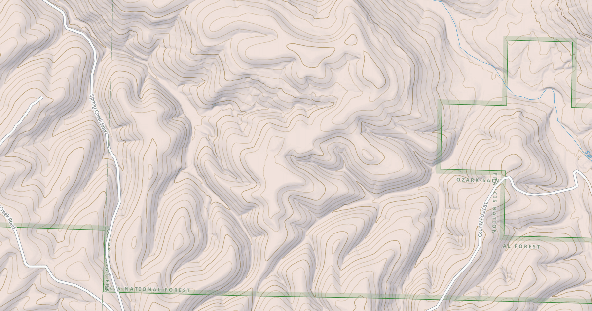 Map preview of USFS National Forest System Roads {06FB6C50-78A6-4BB5-AC10-5A2268CF92EB}