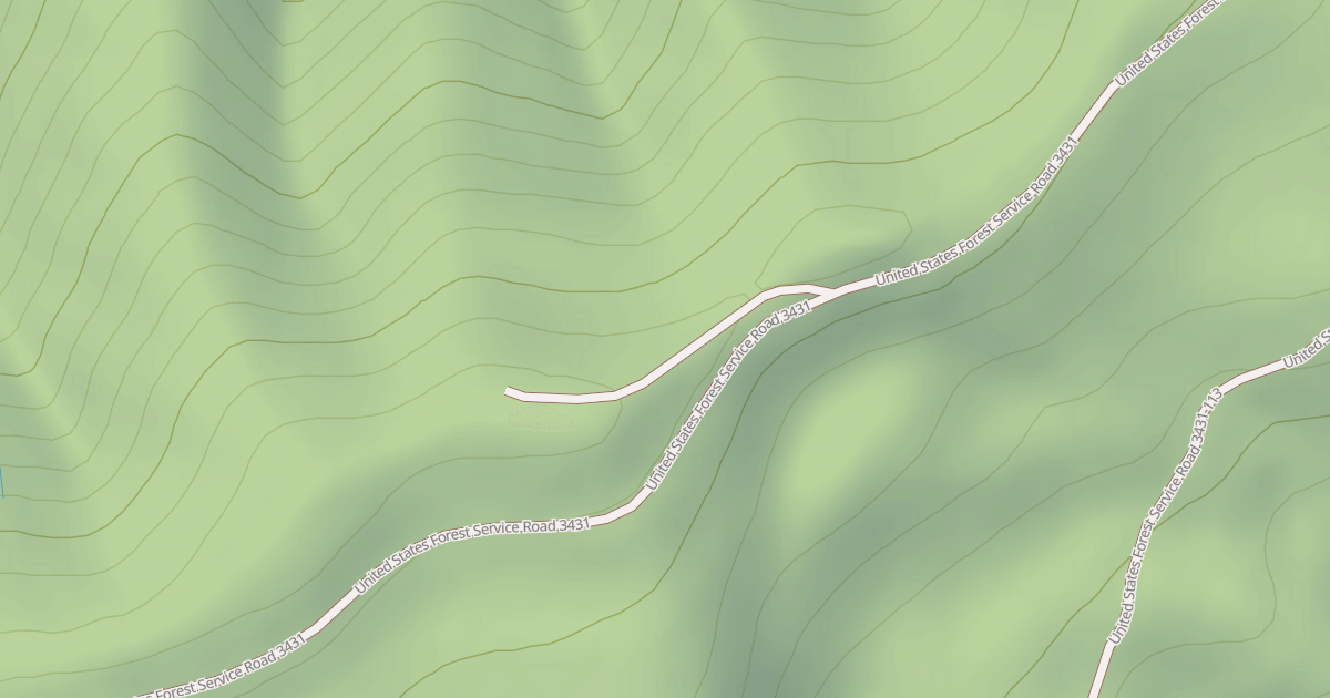 Map preview of USFS National Forest System Roads {2CF0FA0A-36D9-4CC1-AC12-D5B366379EB5}