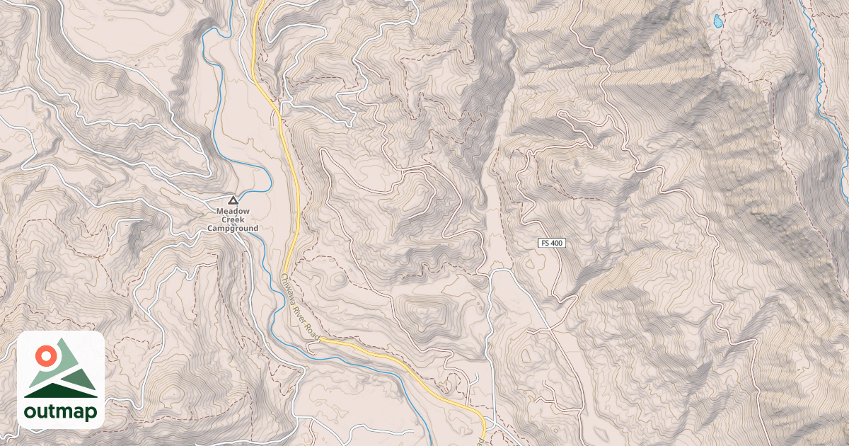 Map of ALDER CREEK