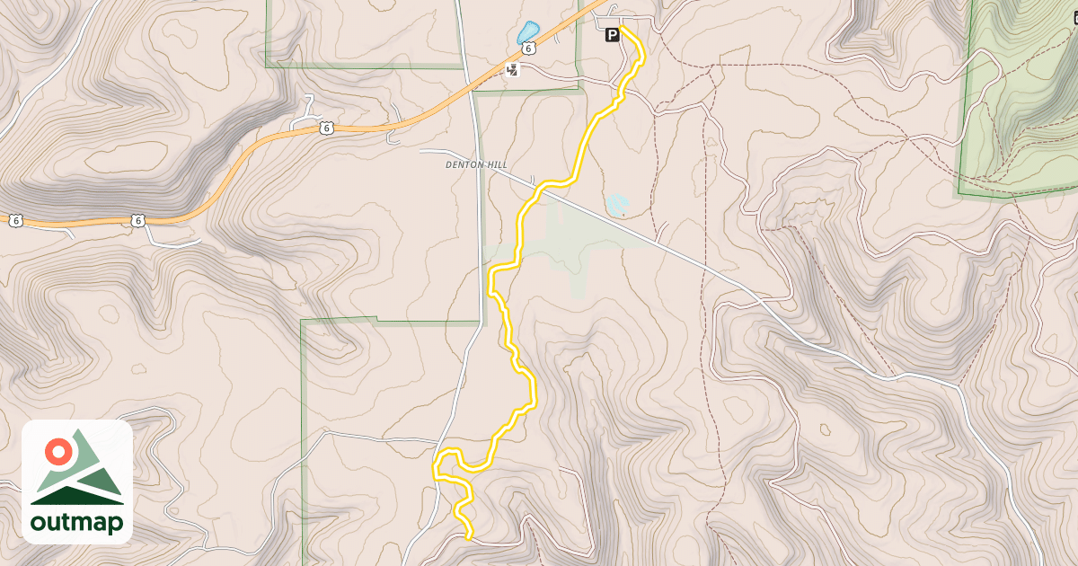 Map of Billy Lewis Ski Trail