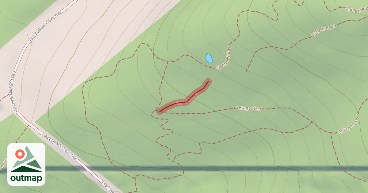 Map of Cliff Hanger