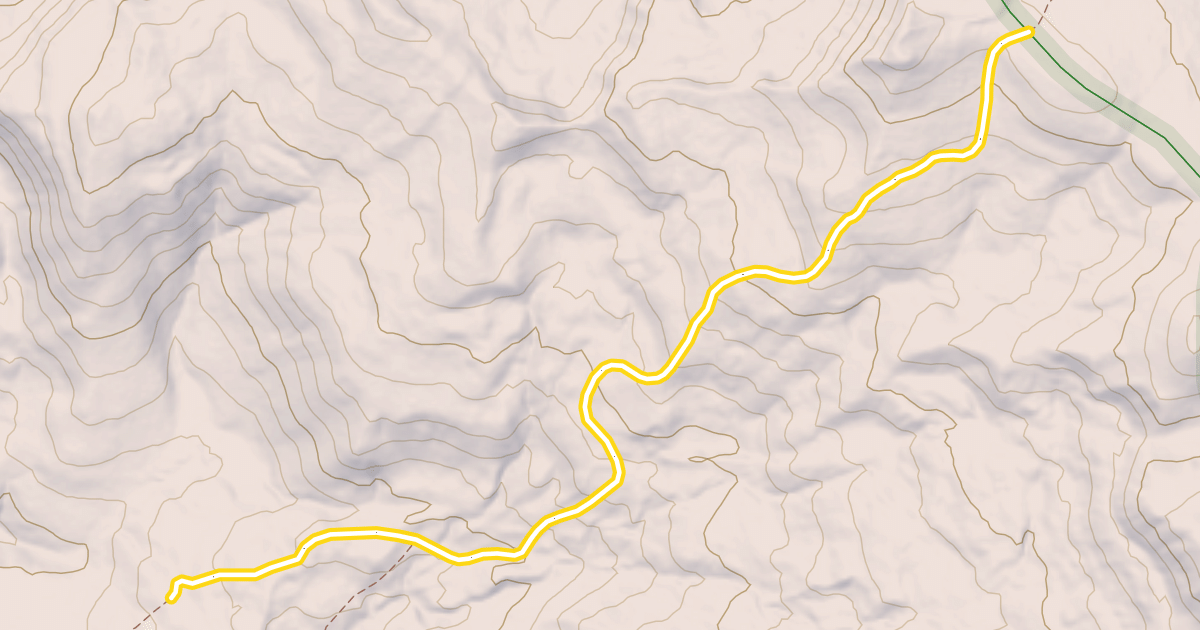 Map preview of Papoose Creek Road Snowmobile Trail